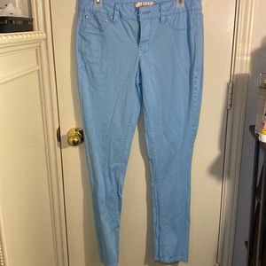 Blue,navy,turquoise jeans